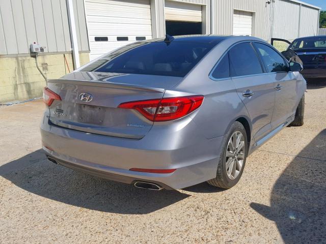 5NPE34AFXGH262404 - 2016 HYUNDAI SONATA SPO SILVER photo 4