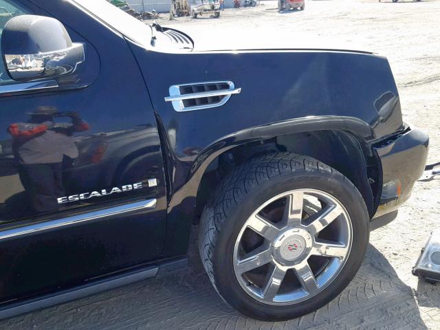 1GYEC63878R127539 - 2008 CADILLAC ESCALADE L BLACK photo 9