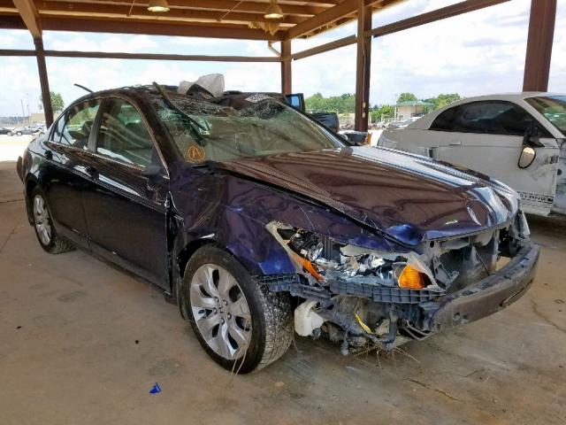 1HGCP26868A120104 - 2008 HONDA ACCORD EXL BLUE photo 1