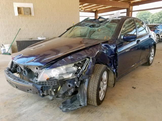 1HGCP26868A120104 - 2008 HONDA ACCORD EXL BLUE photo 2