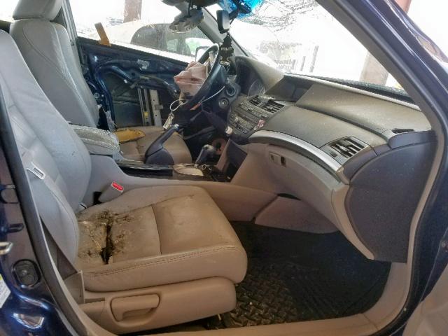 1HGCP26868A120104 - 2008 HONDA ACCORD EXL BLUE photo 5