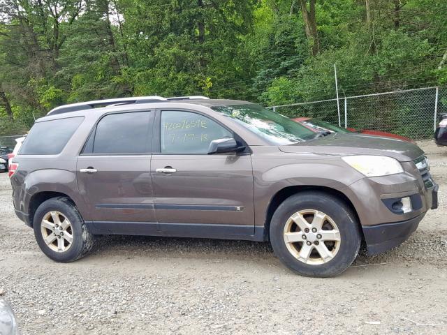 5GZEV13787J154285 - 2007 SATURN OUTLOOK XE BROWN photo 9