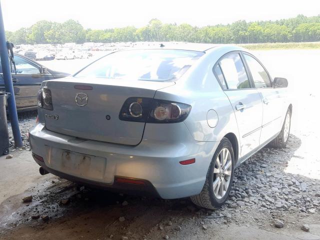 JM1BK32G481789015 - 2008 MAZDA 3 I BLUE photo 4