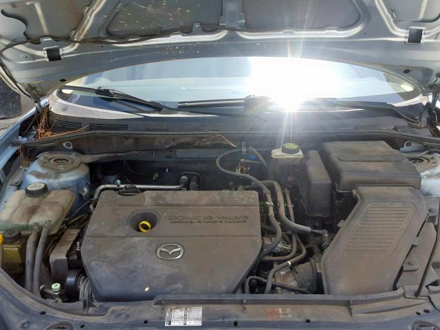 JM1BK32G481789015 - 2008 MAZDA 3 I BLUE photo 7