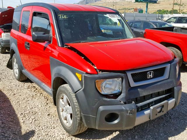 5J6YH28635L004818 - 2005 HONDA ELEMENT EX RED photo 1