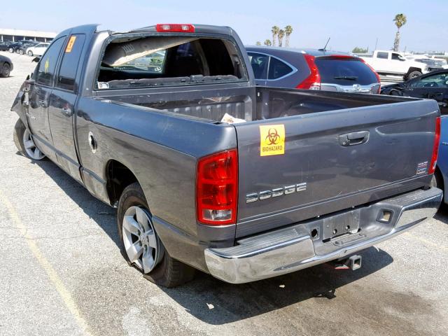 1D7HA18D34J194610 - 2004 DODGE RAM 1500 S GRAY photo 3