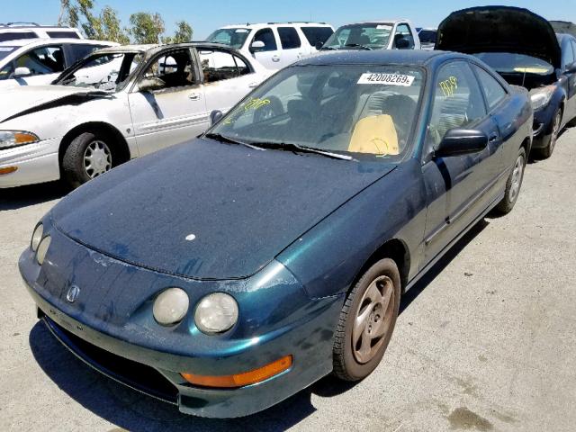 JH4DC4445WS003906 - 1998 ACURA INTEGRA RS GREEN photo 2