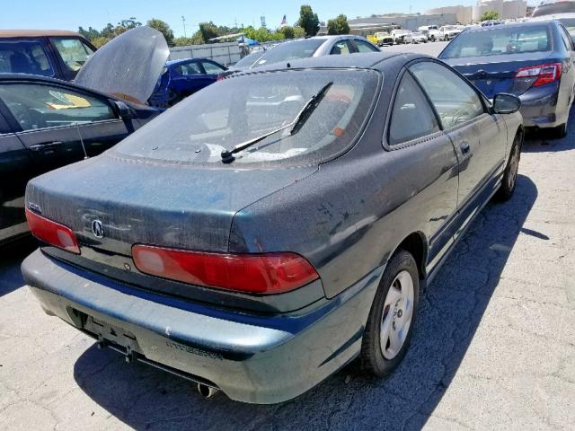 JH4DC4445WS003906 - 1998 ACURA INTEGRA RS GREEN photo 4