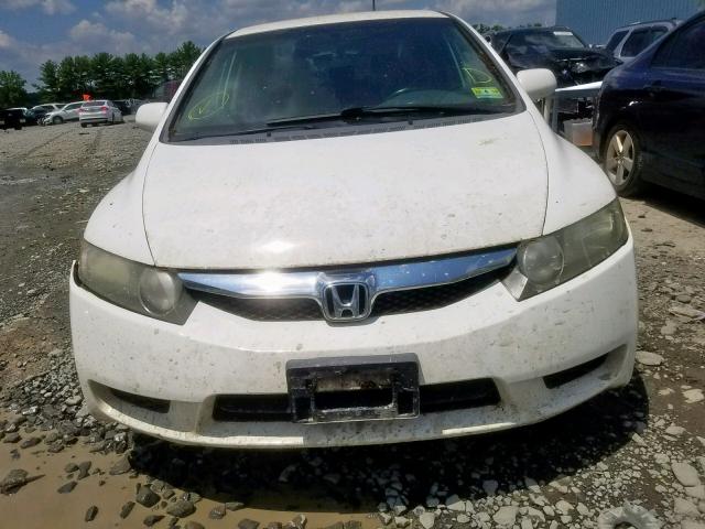 19XFA16639E022121 - 2009 HONDA CIVIC LX-S Ağ foto 9