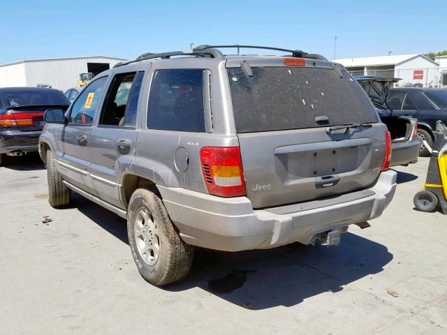 1J4GW58N2XC637405 - 1999 JEEP GRAND CHER GRAY photo 3