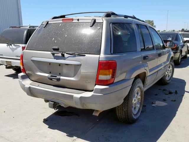 1J4GW58N2XC637405 - 1999 JEEP GRAND CHER GRAY photo 4