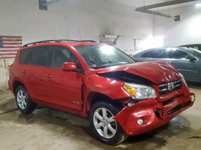 JTMZD31V985104735 - 2008 TOYOTA RAV4 LIMIT RED photo 1