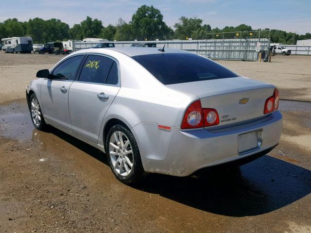 1G1ZE5EU5BF396596 - 2011 CHEVROLET MALIBU LTZ ვერცხლისფერი ფოტო 3