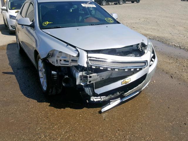 1G1ZE5EU5BF396596 - 2011 CHEVROLET MALIBU LTZ ვერცხლისფერი ფოტო 9