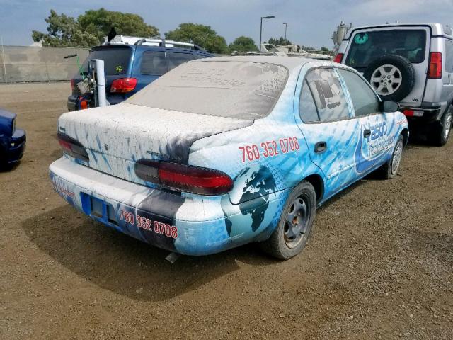 1Y1SK536XRZ085871 - 1994 GEO PRIZM BASE 蓝色 照片 4