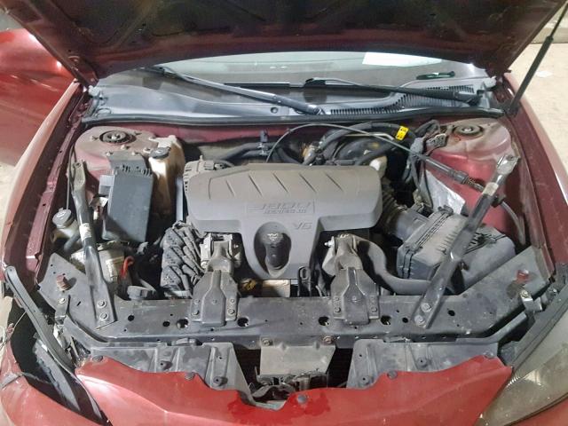 2G2WP552681129667 - 2008 PONTIAC GRAND PRIX RED photo 7