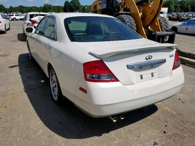 JNKAY41E53M005916 - 2003 INFINITI M45 WHITE photo 3