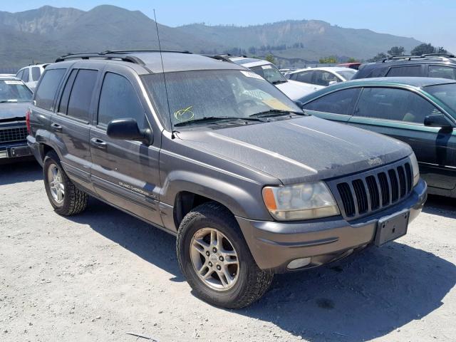 1J4GW58N7YC204891 - 2000 JEEP GRAND CHER GRAY photo 1