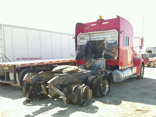 1XPHD49X19D785048 - 2009 PETERBILT 386 RED photo 4