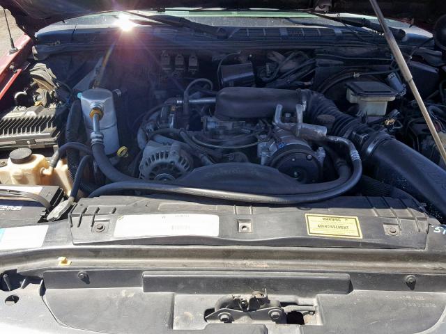 1GKDT13W4T2572278 - 1996 GMC JIMMY RED photo 7