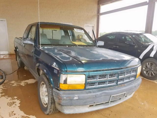 1B7GL23XXRW130629 - 1994 DODGE DAKOTA GREEN photo 1