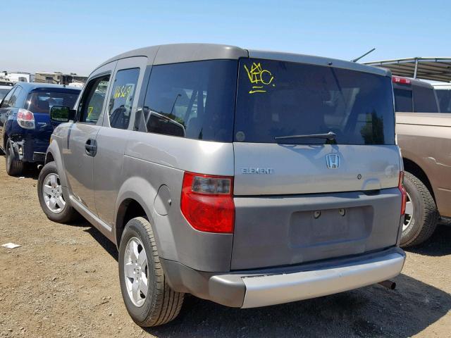 5J6YH18523L021494 - 2003 HONDA ELEMENT EX SILVER photo 3