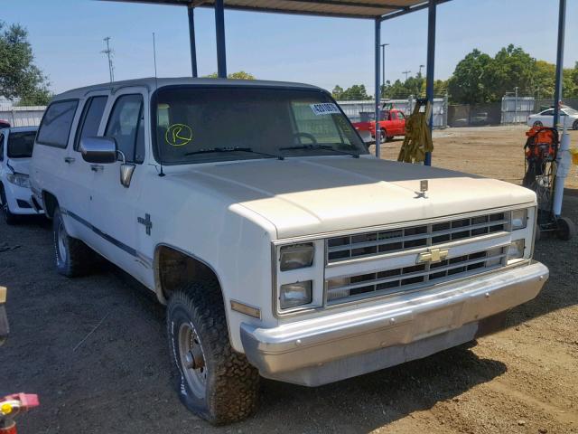 1GNEV16K5JF119450 - 1988 CHEVROLET SUBURBAN V WHITE photo 1