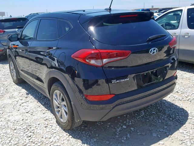 KM8J23A40HU383553 - 2017 HYUNDAI TUCSON SE BLACK photo 3