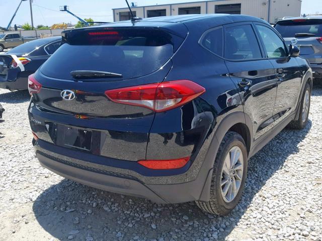 KM8J23A40HU383553 - 2017 HYUNDAI TUCSON SE BLACK photo 4