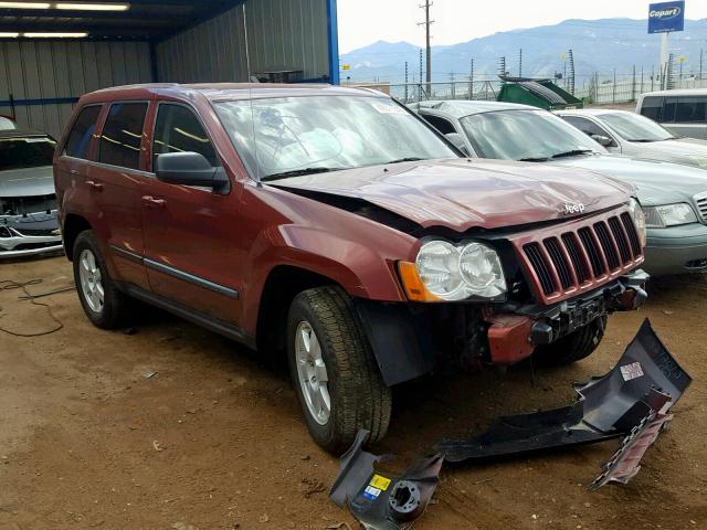 1J8GR48K18C176494 - 2008 JEEP GRAND CHER MAROON photo 1