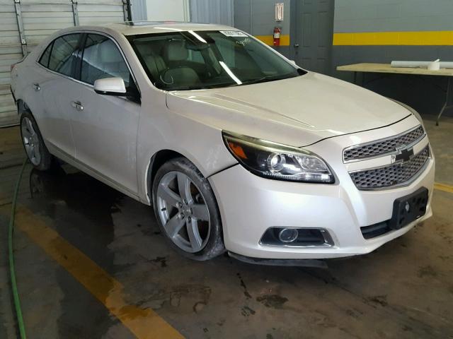 1G11J5SX6DF349989 - 2013 CHEVROLET MALIBU LTZ WHITE photo 1