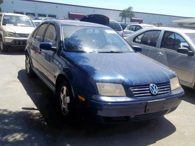 3VWSK69M71M216693 - 2001 VOLKSWAGEN JETTA GLS BLUE photo 1