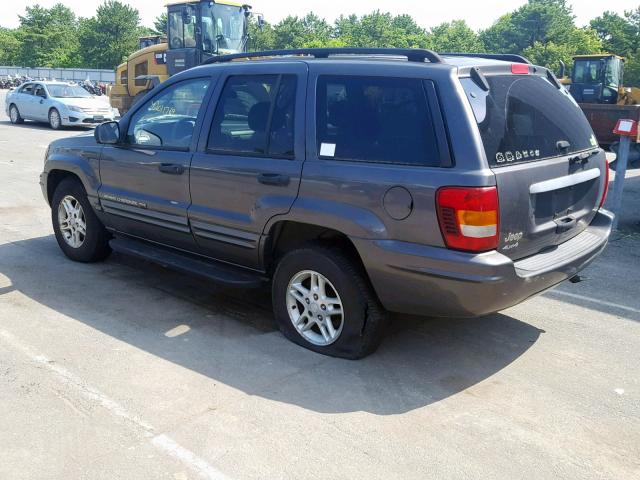 1J4GW48S64C208991 - 2004 JEEP GRAND CHER GRAY photo 3