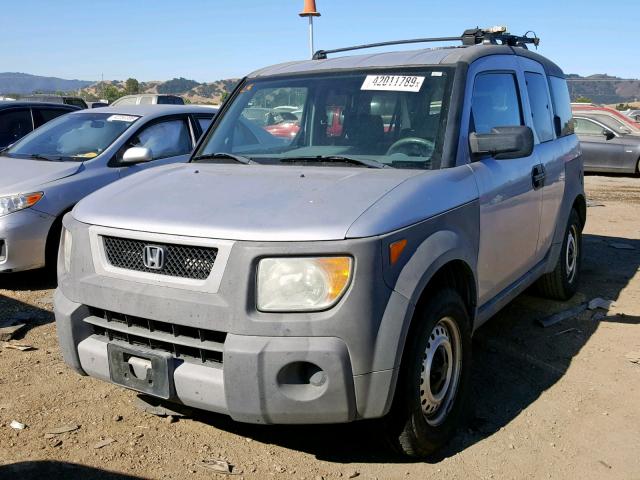 5J6YH28304L006840 - 2004 HONDA ELEMENT LX GRAY photo 2