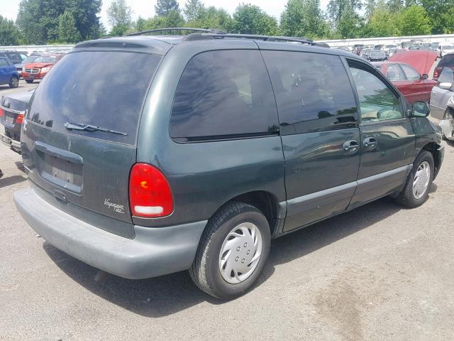 2C4GJ45R3YR860762 - 2000 CHRYSLER VOYAGER SE GREEN photo 4