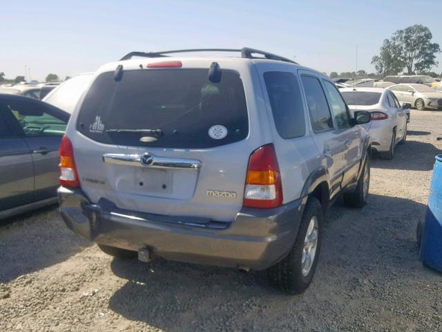 4F2YZ94123KM29729 - 2003 MAZDA TRIBUTE LX SILVER photo 4