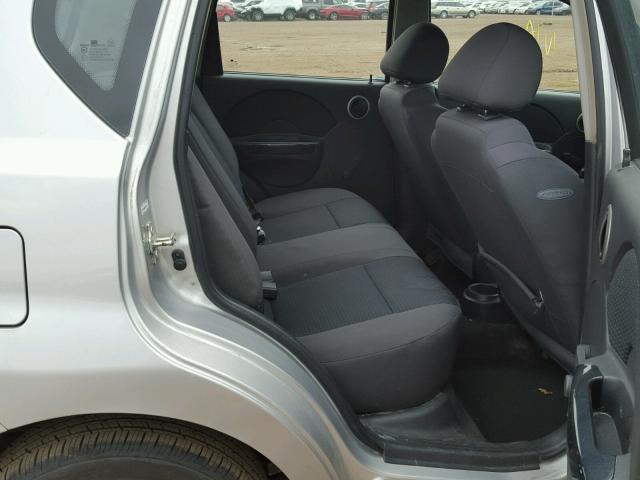 KL1TD66658B151813 - 2008 CHEVROLET AVEO BASE Күміс фото 6