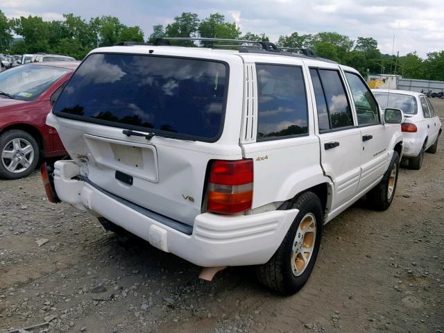 1J4GZ78Y0TC202423 - 1996 JEEP GRAND CHER WHITE photo 4