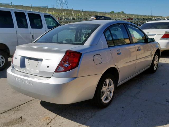 1G8AJ55F36Z133989 - 2006 SATURN ION LEVEL SILVER photo 4