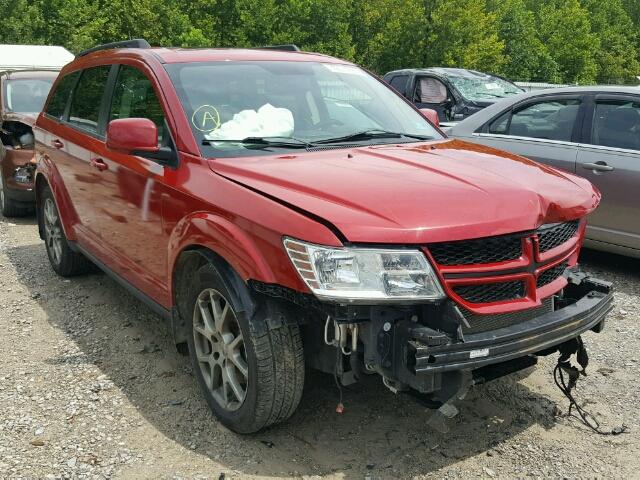 3C4PDDEG9DT545249 - 2013 DODGE JOURNEY R/ RED photo 1