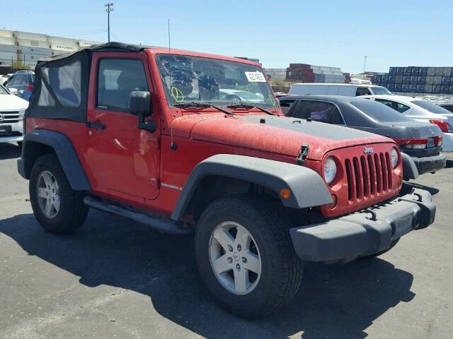 1C4AJWAG8CL243591 - 2012 JEEP WRANGLER S RED photo 1