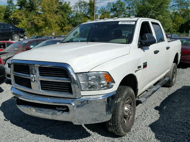 3C6TD5CT0CG331267 - 2012 DODGE RAM 2500 WHITE photo 2