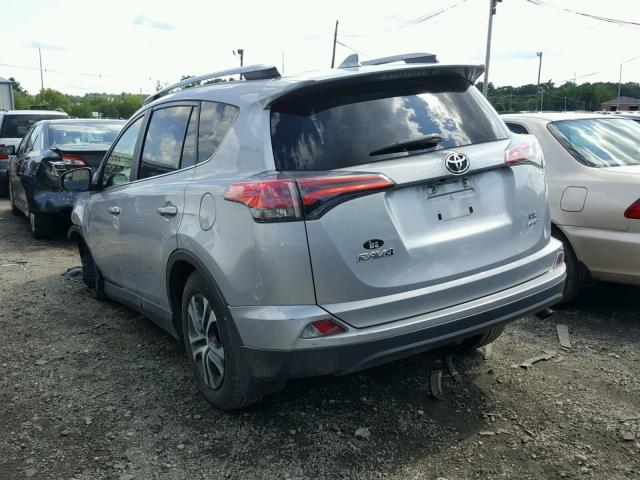 2T3BFREV2HW547553 - 2017 TOYOTA RAV4 LE SILVER photo 3