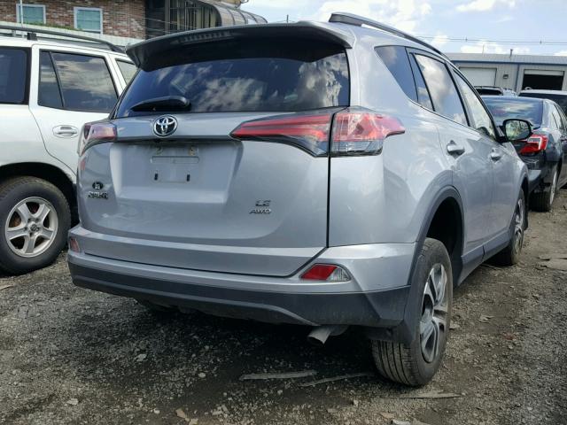 2T3BFREV2HW547553 - 2017 TOYOTA RAV4 LE SILVER photo 4