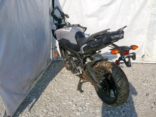 JYARN60E9KA000739 - 2019 YAMAHA MTT09 GRAY photo 3