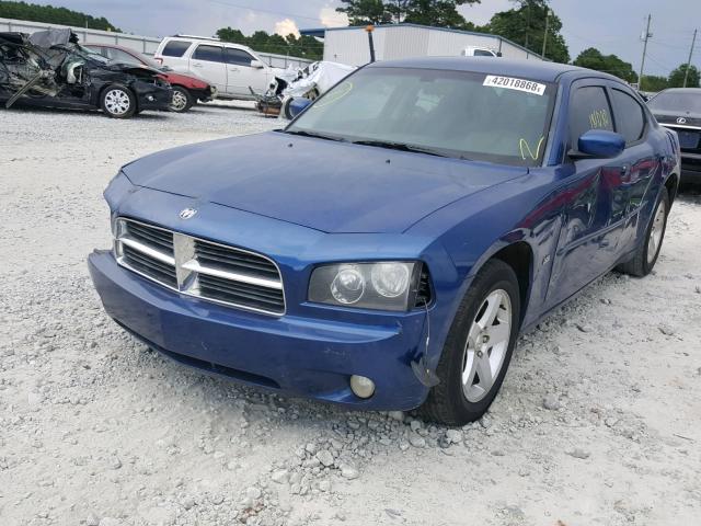 2B3CA3CV7AH214033 - 2010 DODGE CHARGER SX BLUE photo 2