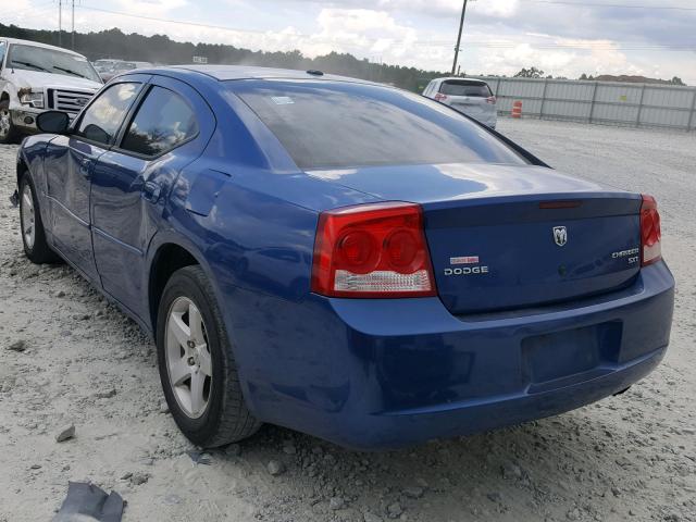 2B3CA3CV7AH214033 - 2010 DODGE CHARGER SX BLUE photo 3