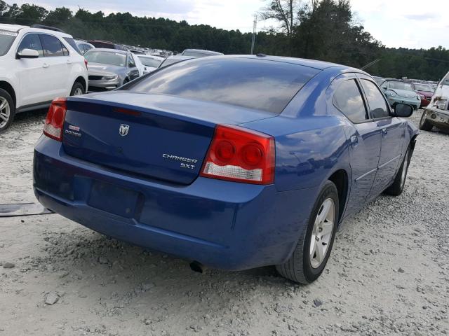 2B3CA3CV7AH214033 - 2010 DODGE CHARGER SX BLUE photo 4