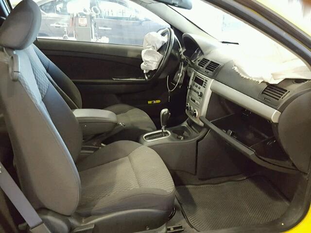 1G1AL15F967637296 - 2006 CHEVROLET COBALT LT YELLOW photo 5