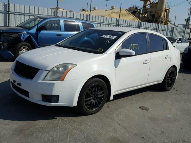 3N1AB61E17L704901 - 2007 NISSAN SENTRA 2.0 WHITE photo 2